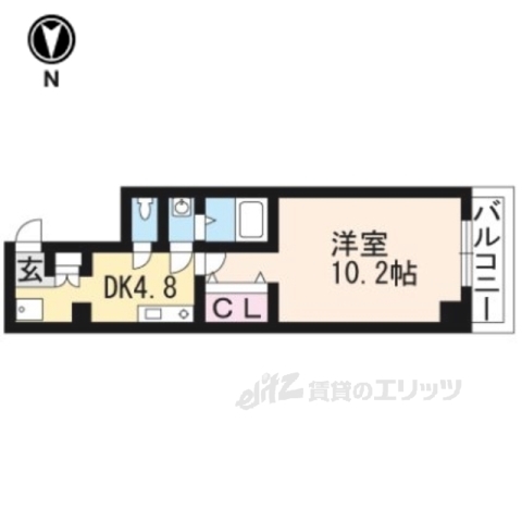 大津市長等のマンションの間取り