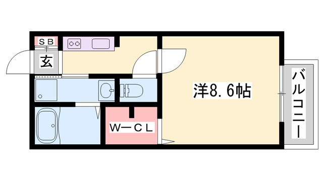 マ・メゾンIの間取り