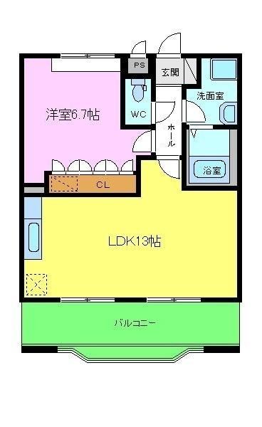 エスペーレ光明池２の間取り