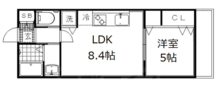 Prier深草の間取り