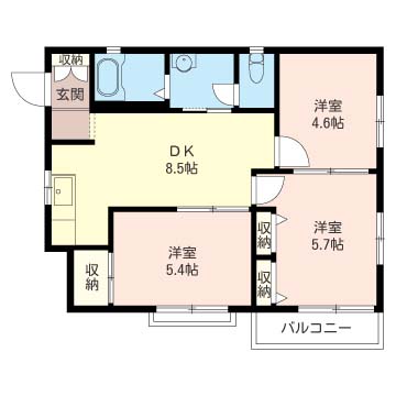 コトー緑園第2の間取り