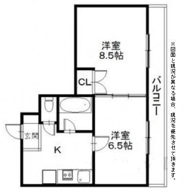 エンゼルプラザ彦根４の間取り