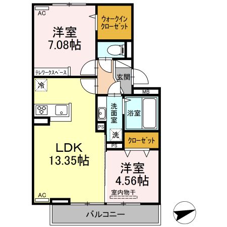 セジュールちさとの間取り