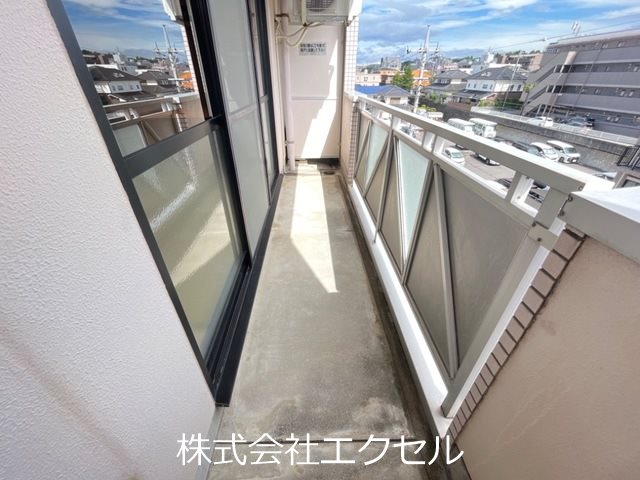 【八王子市松木のマンションのバルコニー】