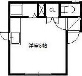 札幌市南区澄川五条のアパートの間取り