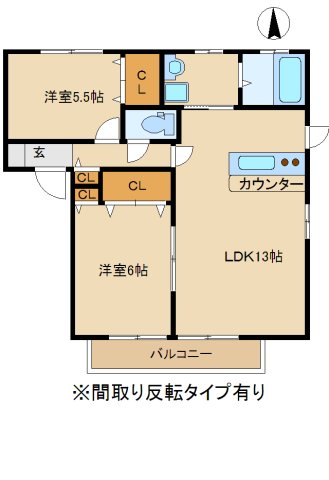 サニーキャッスルの間取り