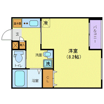 グラン・ドミール仙台駅東の間取り