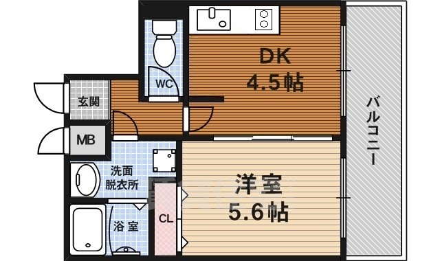 フロリアン中御門の間取り