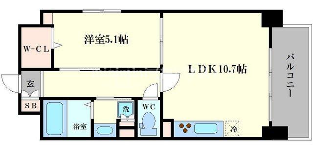 レミオコート都島の間取り