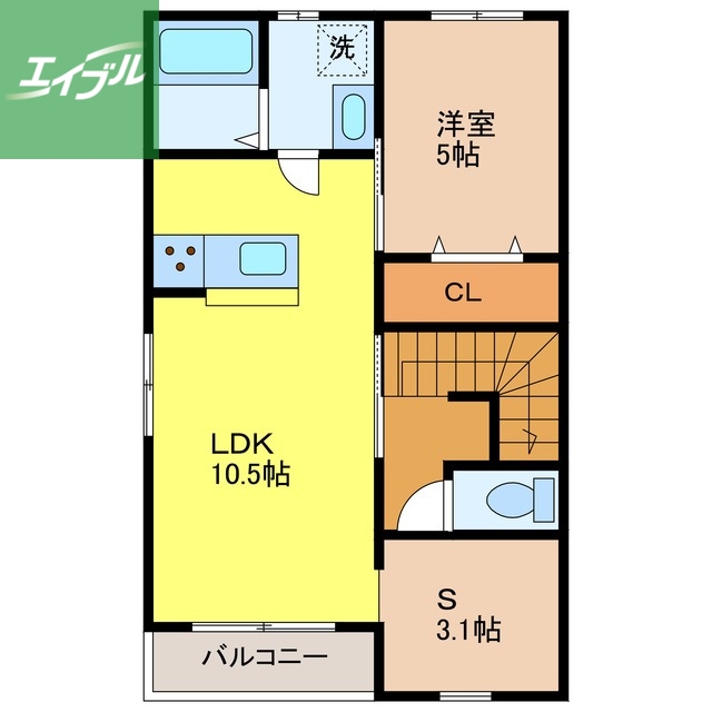 エスカレントみやきIIIの間取り