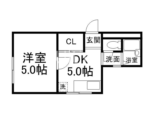 エクセル古門前の間取り