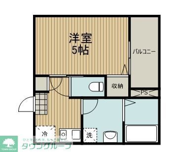 清瀬市中清戸のアパートの間取り