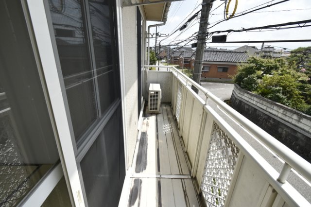 バルコニー　広々としたバルコニーです