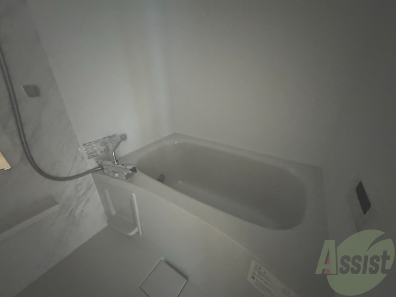 バス・シャワールーム　浴室は狭すぎず、シャワーも浴びやすそうです。