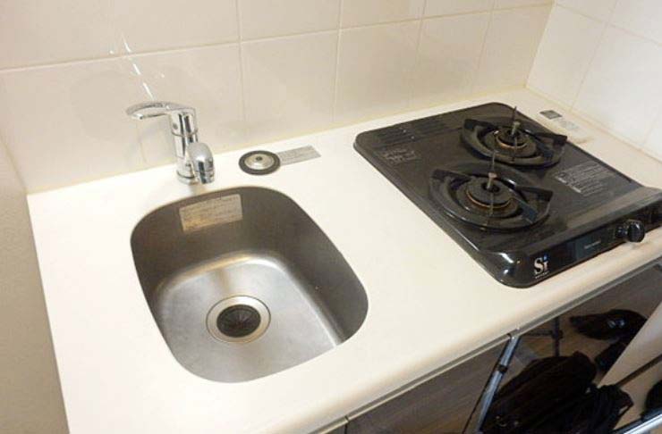キッチン　★使いやすい二口コンロ、システムキッチン★
