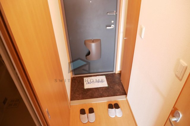 玄関　収納もある玄関です