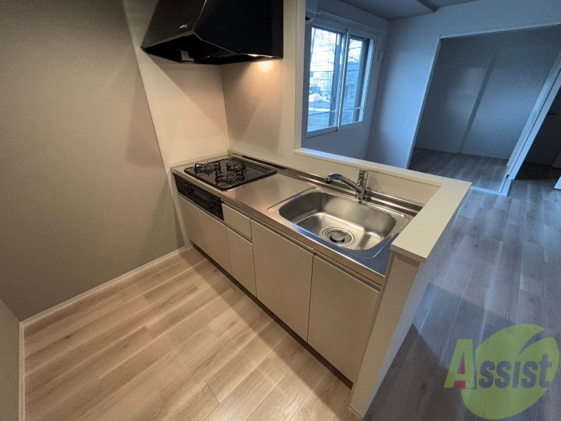 キッチン　システムキッチンなので、すぐお料理に使えます！