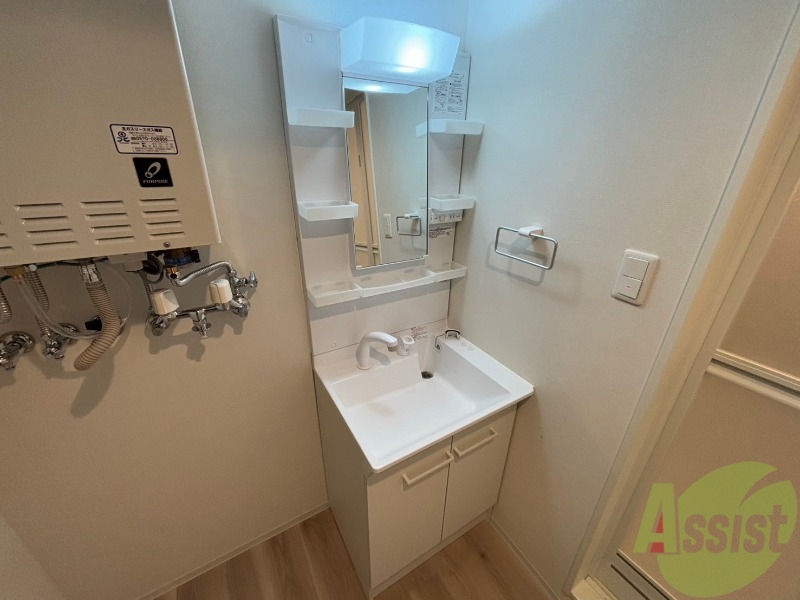 洗面設備　シャンプードレッサーで身支度もラクラクです！