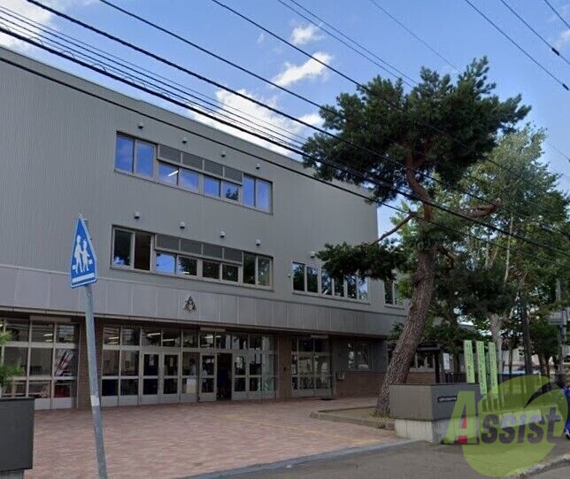 中学校　札幌市立東白石中学校（中学校）まで383m