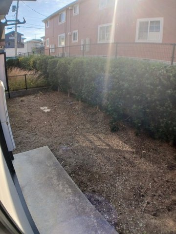 庭　お庭の付いた物件です