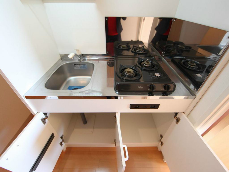 キッチン　システムキッチン（ガス2口コンロ）