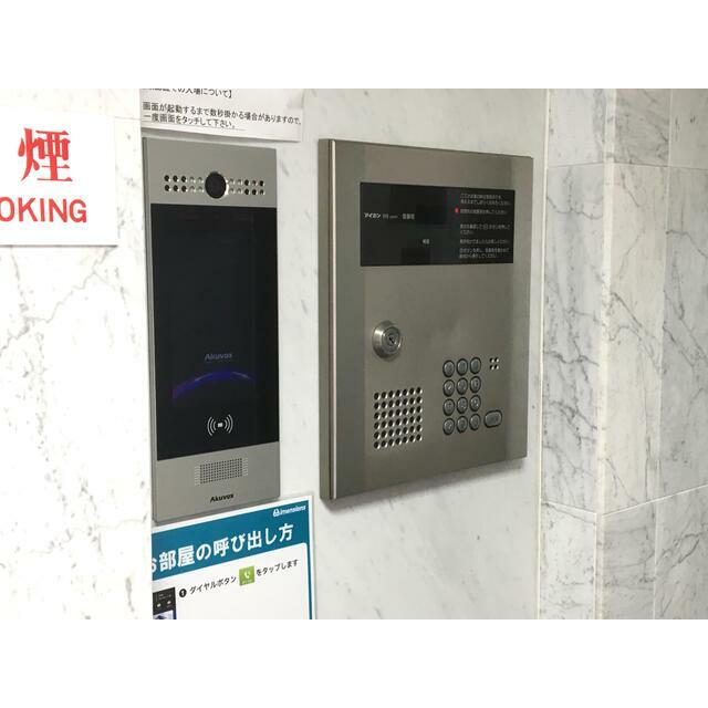 セキュリティ　顔認証でオートロックオープンします