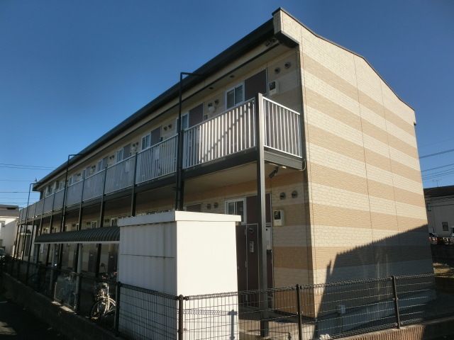 建物外観　家電付きですぐに新生活スタートできますね