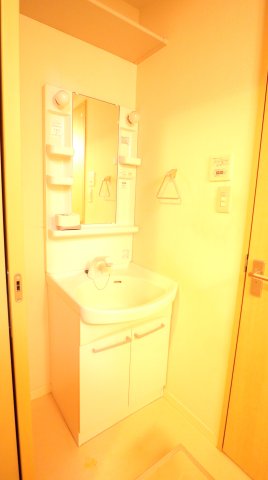 洗面設備　同物件、別のお部屋の写真です。