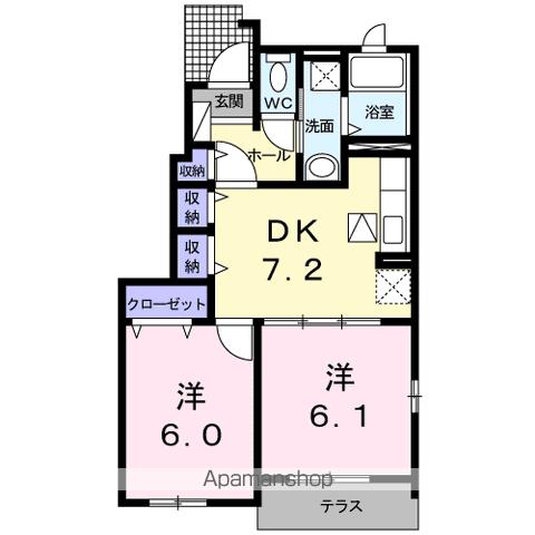 ラゾーナ・Mの間取り写真