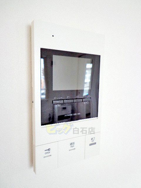 セキュリティ　モニター付きインターホン完備しています♪