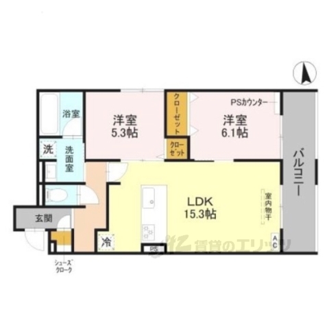 靜古苑THEVERT本館の間取り写真
