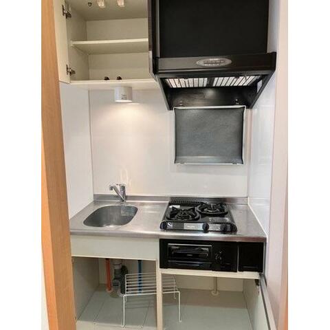 キッチン　2口ガスコンロのシステムキッチンです。