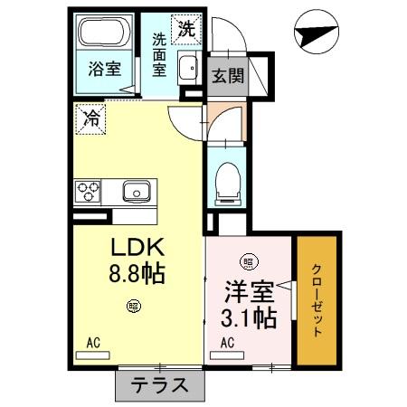 リッチキャッスルIIIの間取り写真