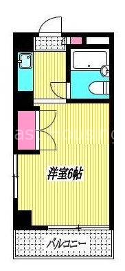 ＪＲ中央線 阿佐ケ谷駅 徒歩3分 6階建 築36年の間取り写真