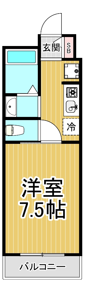 ラポール新伊丹の間取り写真
