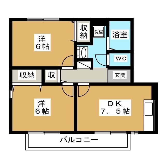 コンフォート豊田の間取り写真