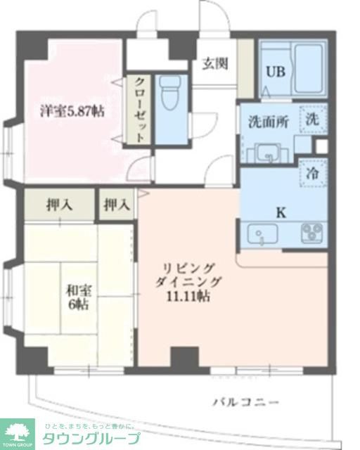 ＪＲ東海道本線 藤沢駅 徒歩8分 8階建 築26年の間取り写真