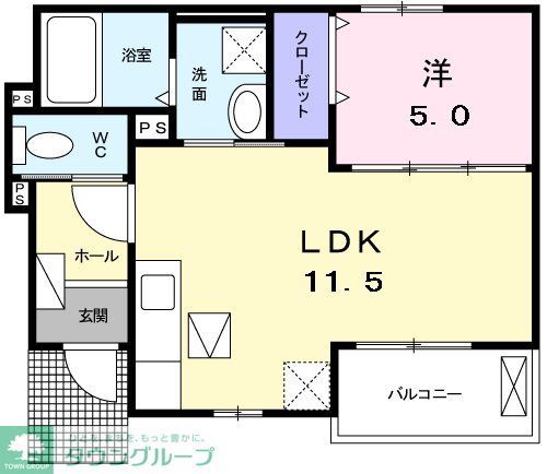 クレール シャルマンの間取り写真
