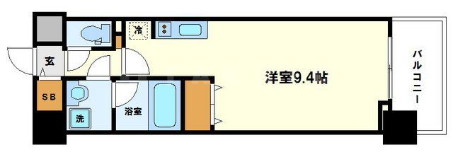 コンフォリア京町堀の間取り写真