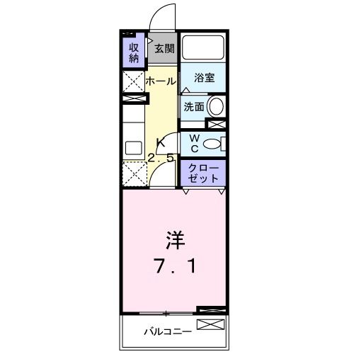 メゾン皐月の間取り写真