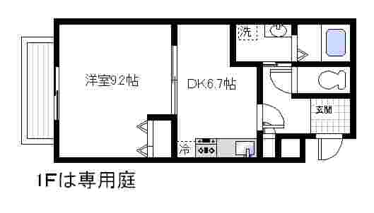 フジパレスヒサホの間取り