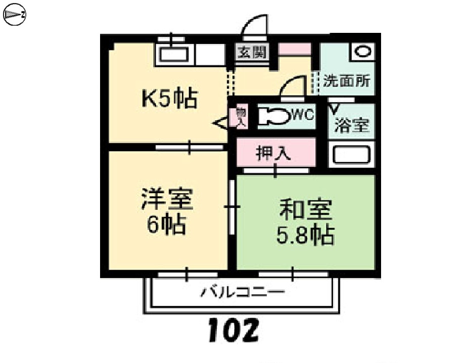 ディアスマーサの間取り