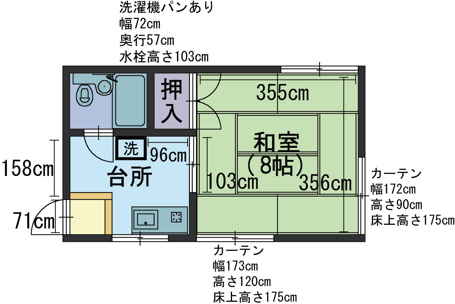 コーポごそうの間取り