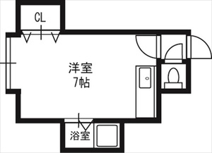 メゾンドユウの間取り