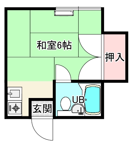 白亜荘の間取り