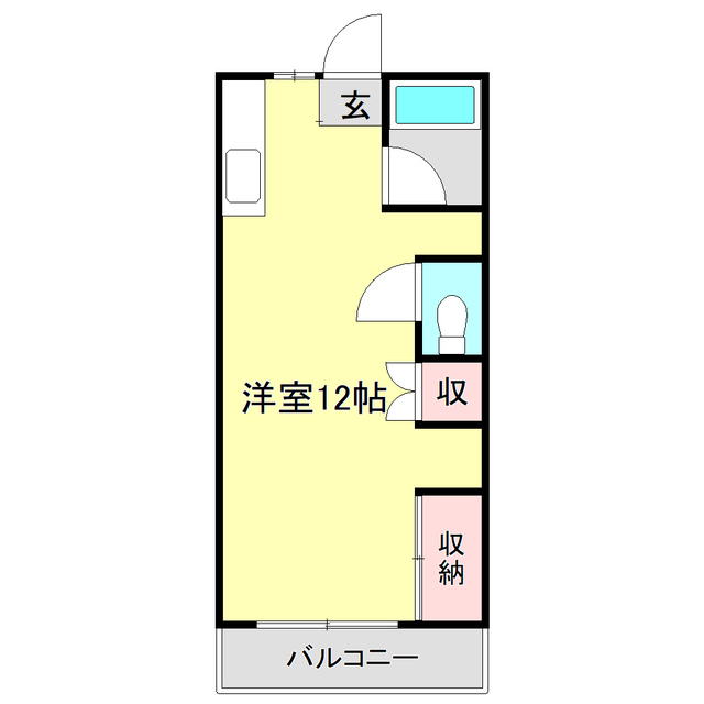 コーポあすなろの間取り