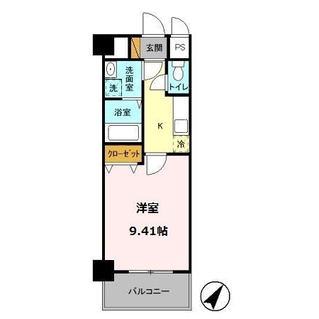 ＧＲＡＮＤ ＲＩＳＥ 住居の間取り