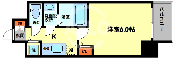 エスリード京橋グレイスの間取り