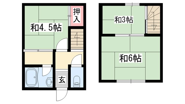 井上荘の間取り