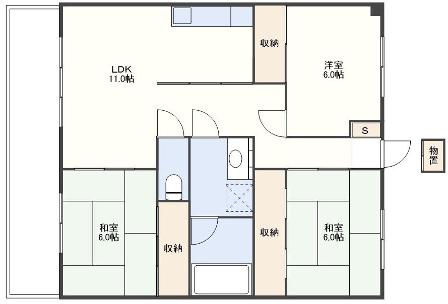 グレイス住吉の間取り